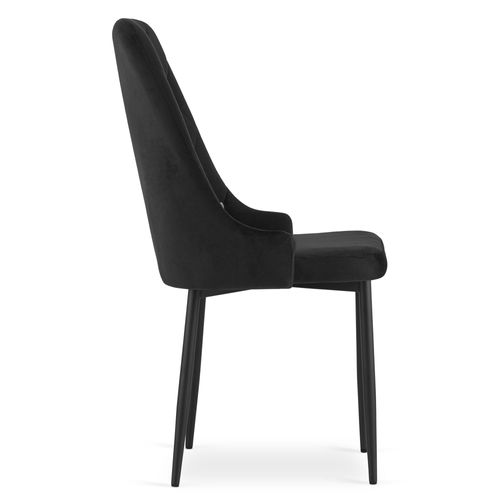 Chaise Amore - Noire X 4 77x73x50