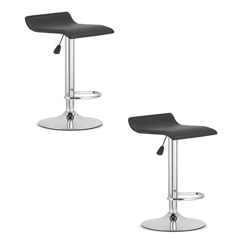 Hoker Fort - Similicuir Noir/base Chromée X 2 54x40x49