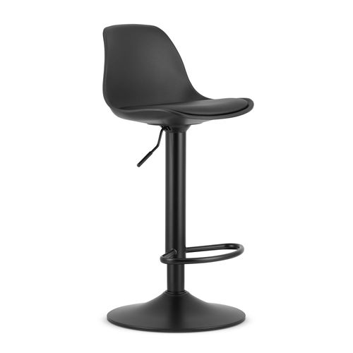 Tabouret Hoga - Noir/base Noire X 2 48x43x38