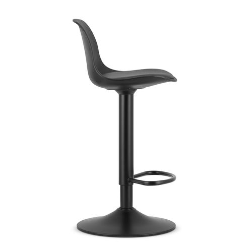 Tabouret Hoga - Noir/base Noire X 2 48x43x38