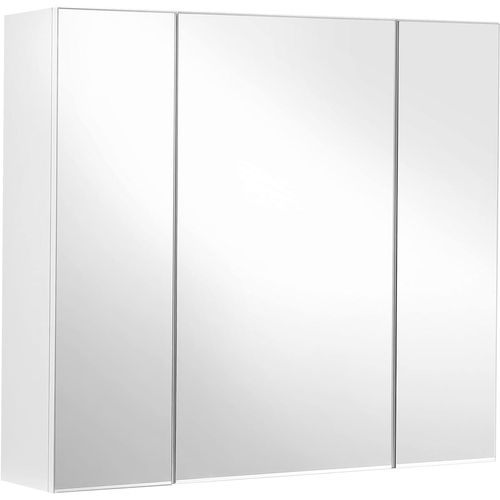 Armoire De Salle De Bain Avec Miroir - 67x15x37