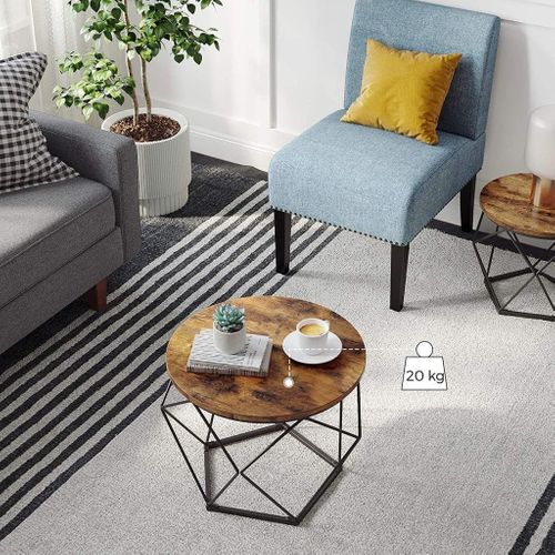 Lot De 2 Tables Basses 58x13x56