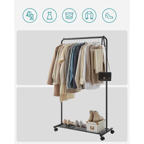 Portant à Roulettes Pour Vêtements - 44x12x32