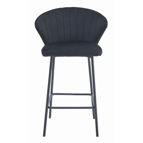 Hoker Gatta - Velours Noir / Pieds Noirs X 4 65x66x61