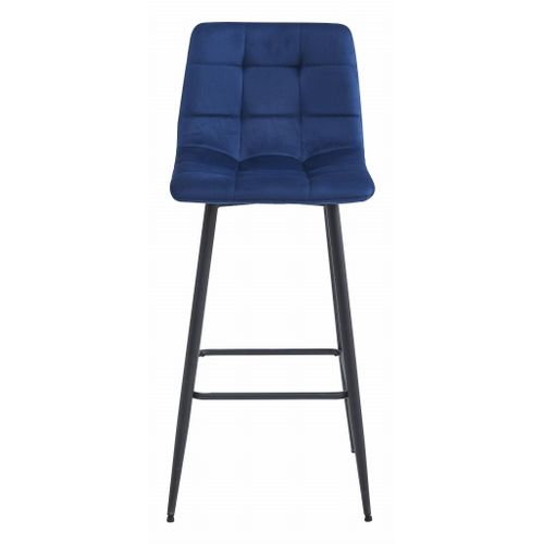 Hoker Arceto - Velours Bleu Marine / Pieds Noirs X 4 73x46x62