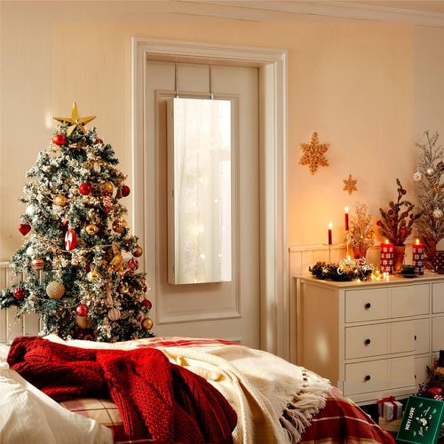 Armoire Murale à Bijoux Avec Miroir - 117x45x16