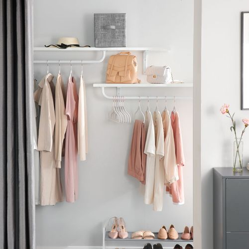 Cintres Velours Blancs, Lot De 20 - 40x31x7