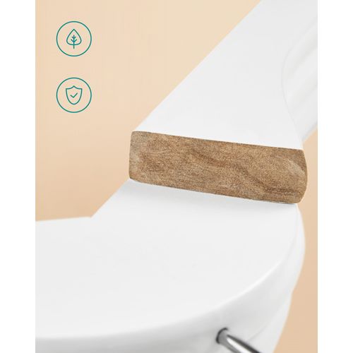 Cintres Bois Blanc 10 Pièces - 36x7x33