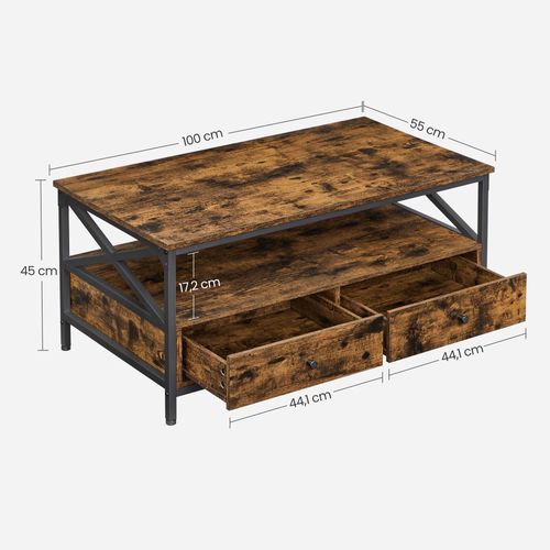 Table Basse 113x13x64