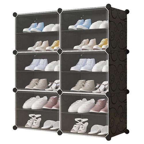 Meuble à Chaussures Modulaire 12 Niveaux - 37x42x7