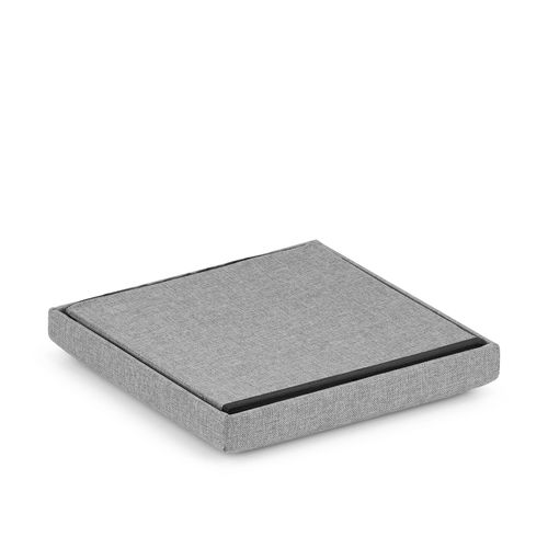 Pouf Pliant M - 30x30x30cm Gris 31x31x5
