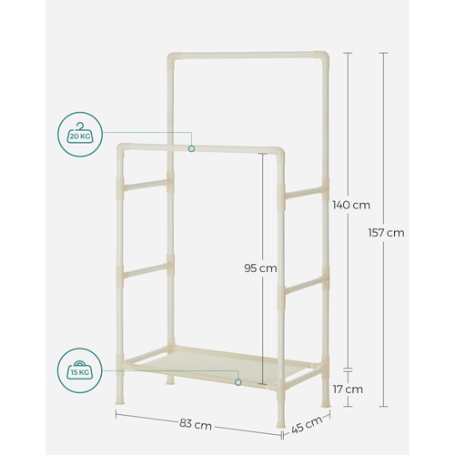 Porte-manteau Sur Pied 80x11x19