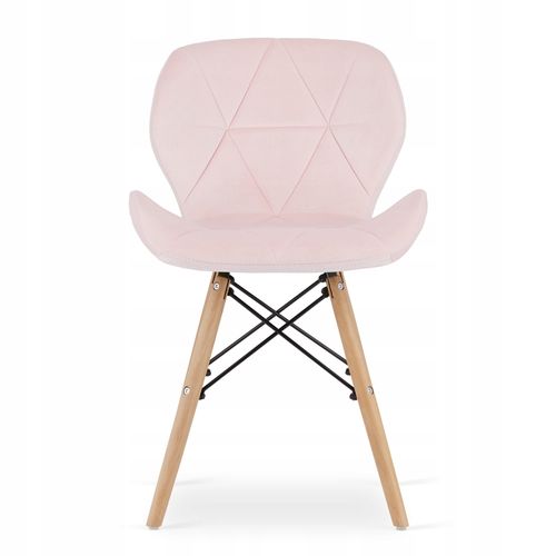 Ensemble Table Ronde Todi 60cm Blanche + 2 Chaises Lago Roses - 60x60x75