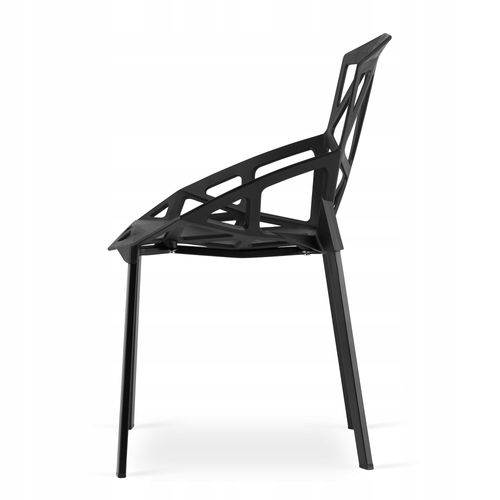 Ensemble Table Ronde Todi 60 Frêne + 2 Chaises Essen Noires - 60x60x75