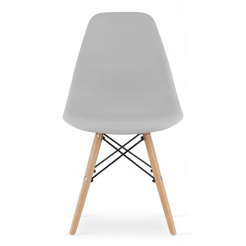 Ensemble Table Carrée 80x80 Chêne Sonoma + 4 Chaises Osaka Grises