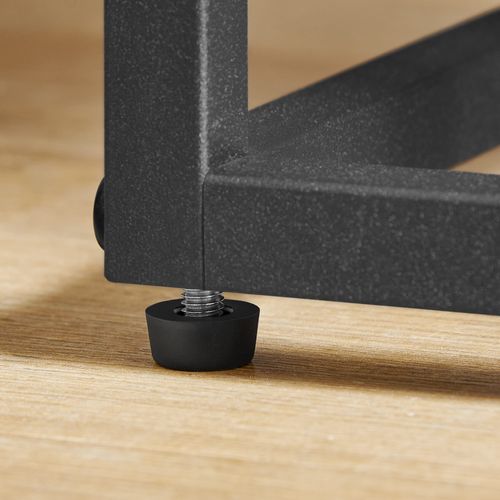 Étagère Porte‑plantes 4 Niveaux - Rustique / Pieds Noirs - 78x9x41