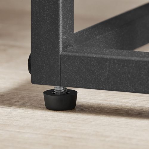 Présentoir Pour Plantes 4 Niveaux - Marbre/pieds Noirs - 78x9x41