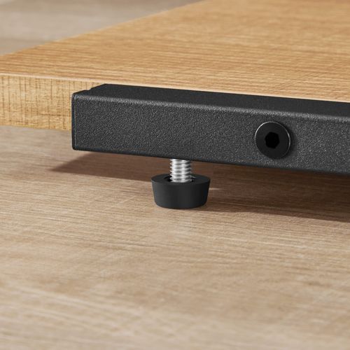 Étagère Pour Plantes 6 Niveaux - Chêne / Pieds Noirs - 69x11x27