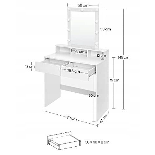 Coiffeuse - 93x22x51