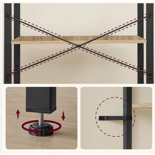 Étagère Pour Livres - Sonoma 71x15x37