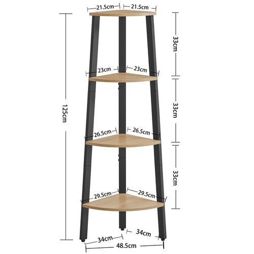 Étagère D'angle - Sonoma 76x8x37