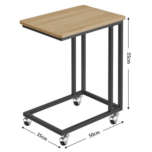 Table D'appoint à Roulettes - Sonoma - 58x11x41