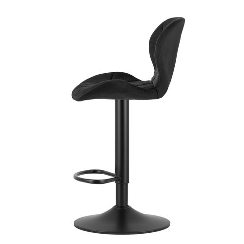 Hoker West - Velours Noir/base Noire 49x35x47