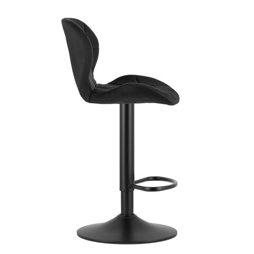 Hoker West - Velours Noir/base Noire 49x35x47