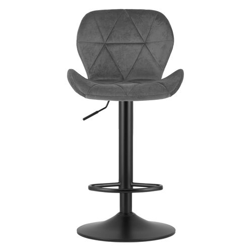 Hoker West - Velours Gris/base Noire 49x35x47