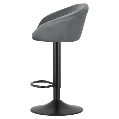 Hoker East - Velours Gris/base Noire 49x35x47