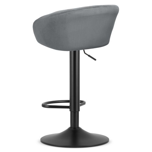 Hoker East - Velours Gris/base Noire 49x35x47