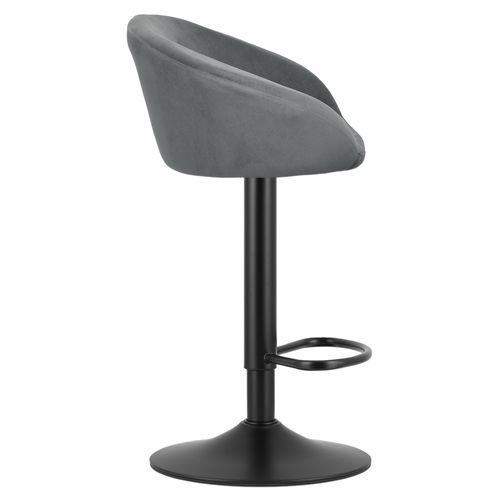 Hoker East - Velours Gris/base Noire 49x35x47