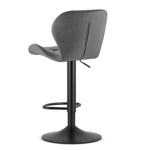 Hoker West - Velours Gris/base Noire X 2 50x48x45