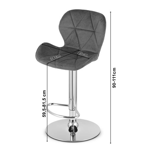 Hoker West - Velours Vert/base Noire X 2 50x48x45