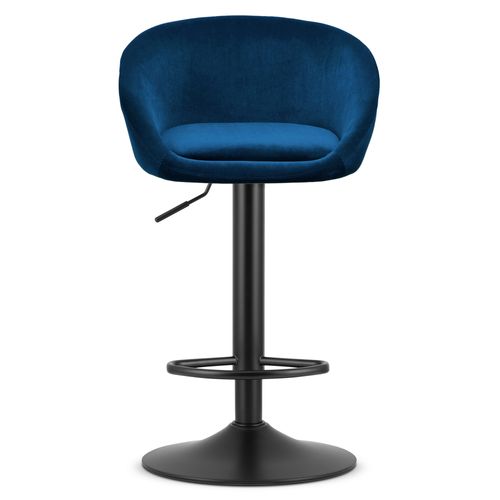 Hoker East - Velours Bleu Marine/base Noire X 2 52x54x49