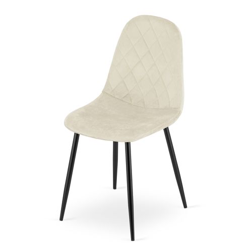 Chaise Asti - Velours Beige X 4 61x45x65