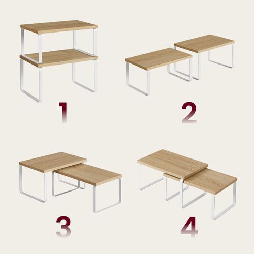 Lot De 2 Étagères De Cuisine - Sonoma 35x5x24