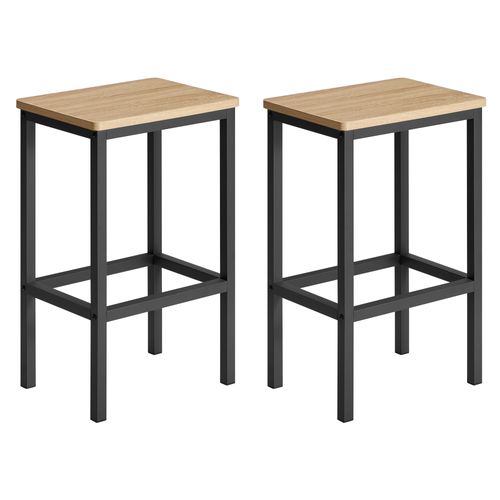 Lot De 2 Tabourets De Bar - Sonoma 68x16x33