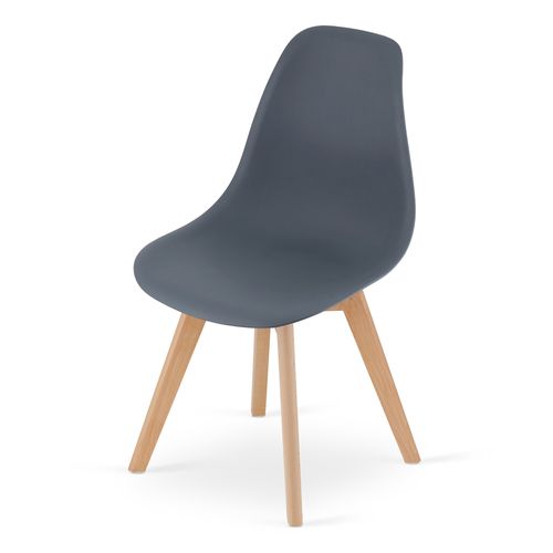 Chaise Kito - Ardoise Foncée X 3 60x50x50