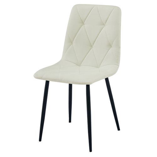 Chaise Libra - Beige Tissu/pieds Noirs X 1 61x41x52