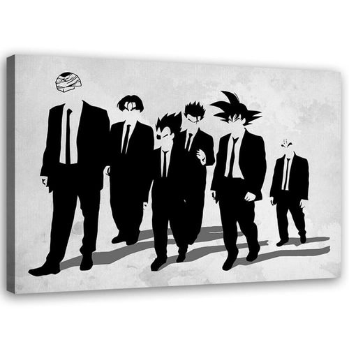 Tableau Dragon Ball Reservoir Dogs 90 X 60 Cm Blanc