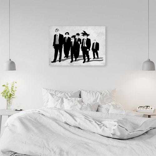 Tableau Dragon Ball Reservoir Dogs 120 X 80 Cm Blanc
