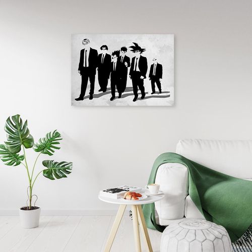 Tableau Dragon Ball Reservoir Dogs 120 X 80 Cm Blanc