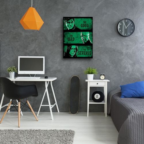 Tableau Bois Harry Potter Dans Le Style Western 50 X 70 Cm Vert
