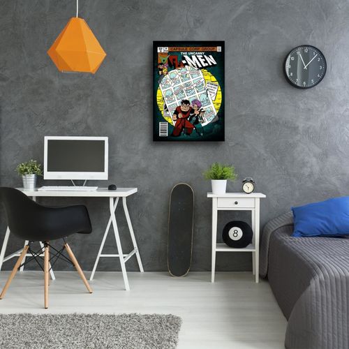 Tableau Dragon Ball The Uncanny Z-men 70 X 100 Cm Noir