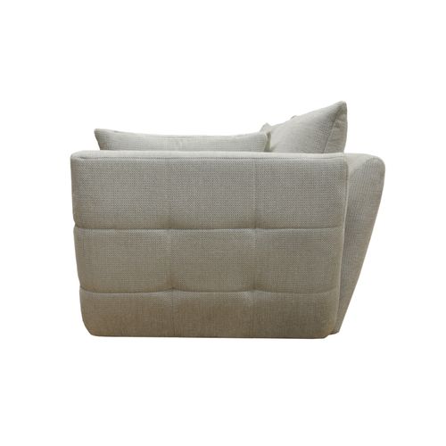 Canapé fixe 4 places CAPSIO coloris blanc cassé