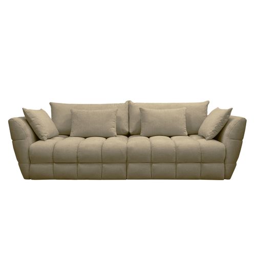 Canapé fixe 4 places CAPSIO coloris beige