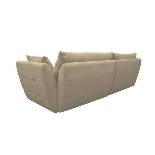 Canapé fixe 4 places CAPSIO coloris beige