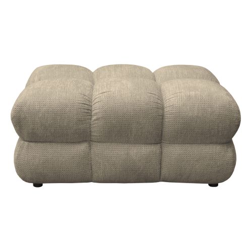 Pouf CAPSIO tissu beige
