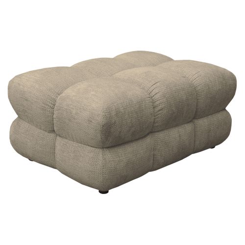 Pouf CAPSIO tissu beige